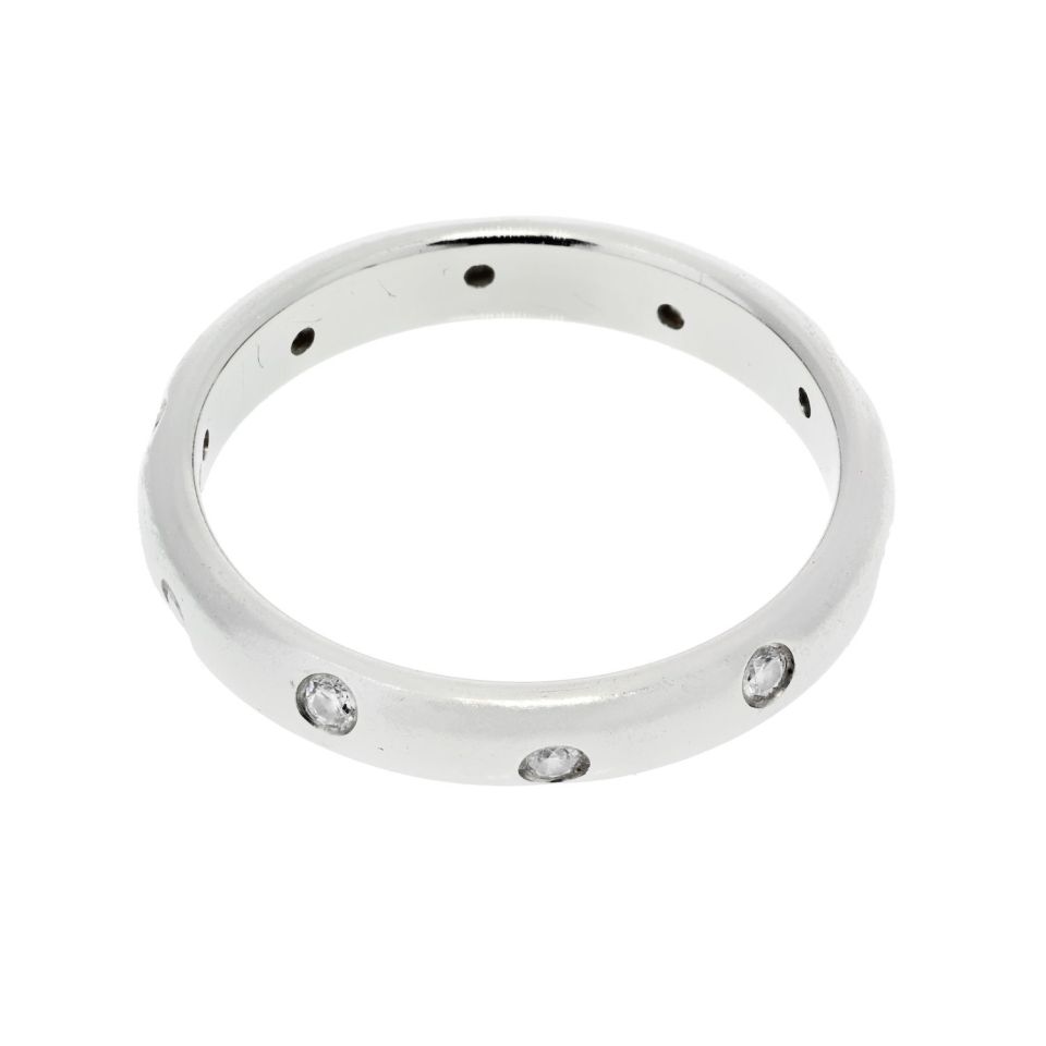 Tiffany & Co. Platinum 0.22cts Etoile Wedding Band