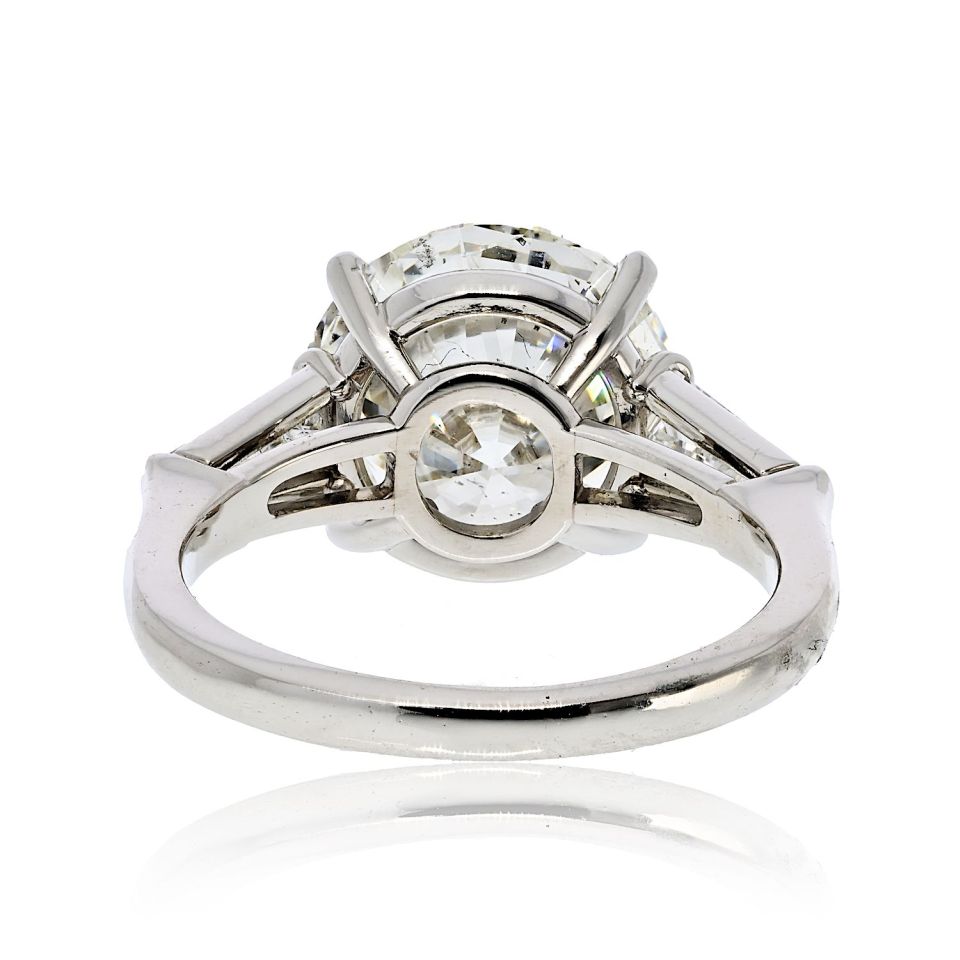5.70ct carat Round Diamond I/SI1 GIA Engagement Ring