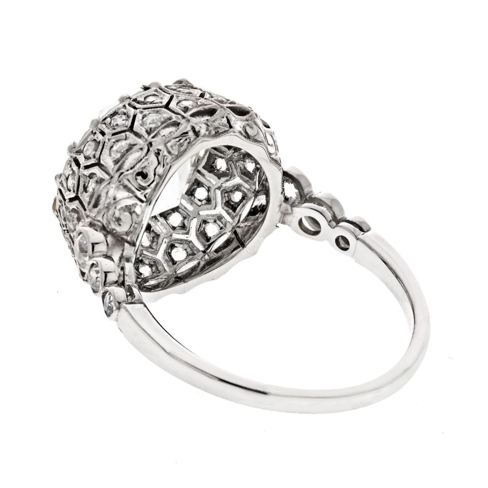 5 carat Old European Cut Diamond K/VS2 GIA Antique 5.00ct K VS2 Old European Cut Diamond Ring