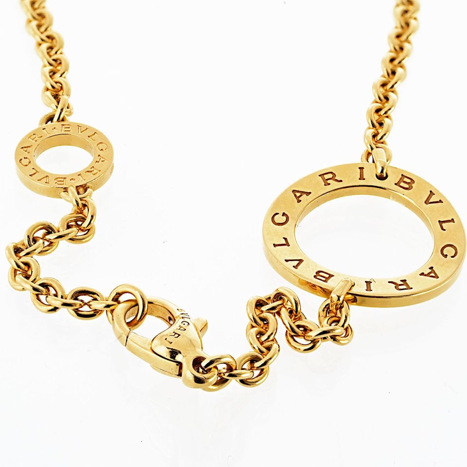 Bvlgari 18K Yellow Gold 37 Inches Chain Necklace