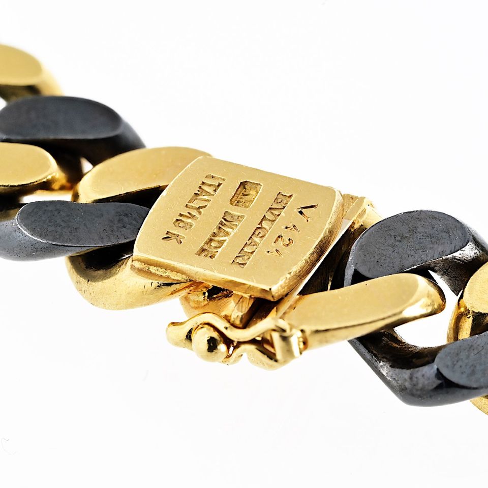 Bvlgari 18K Yellow Gold 34 Inches Curb Link Necklace