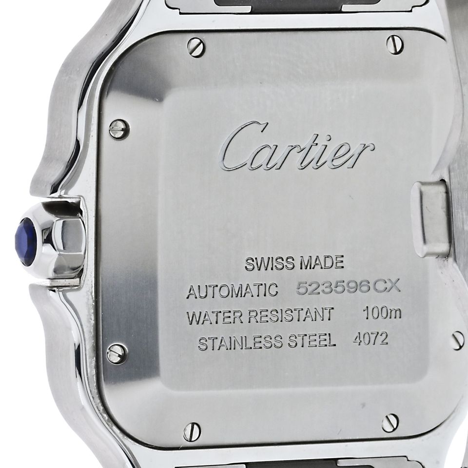 Cartier Santos Stainless Steel WSSA0018/4072 19 Links Circa 2023 Watch