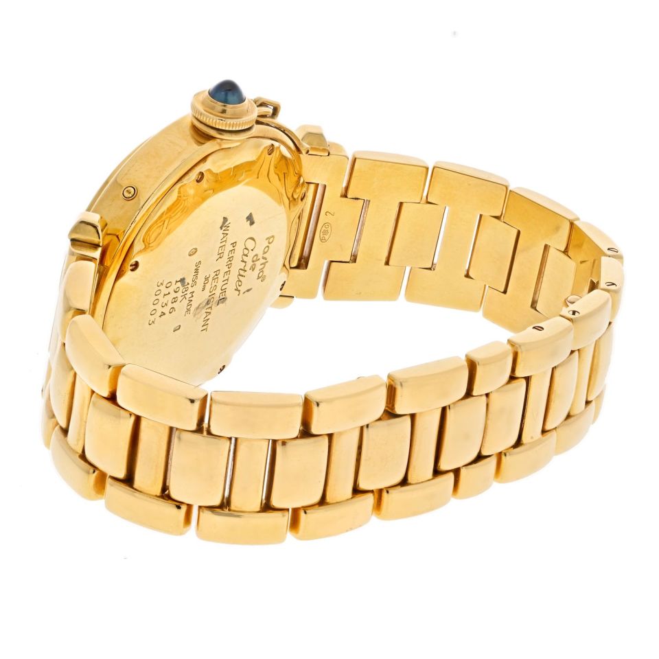 Cartier Pasha 18K Yellow Gold Pasha 38mm Perpetual Calendar 38mm Automatic Watch