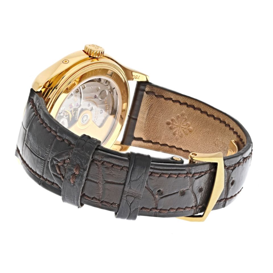 Patek Philippe 18K Yellow Gold 5146 39mm Annual Calendar Moon Watch