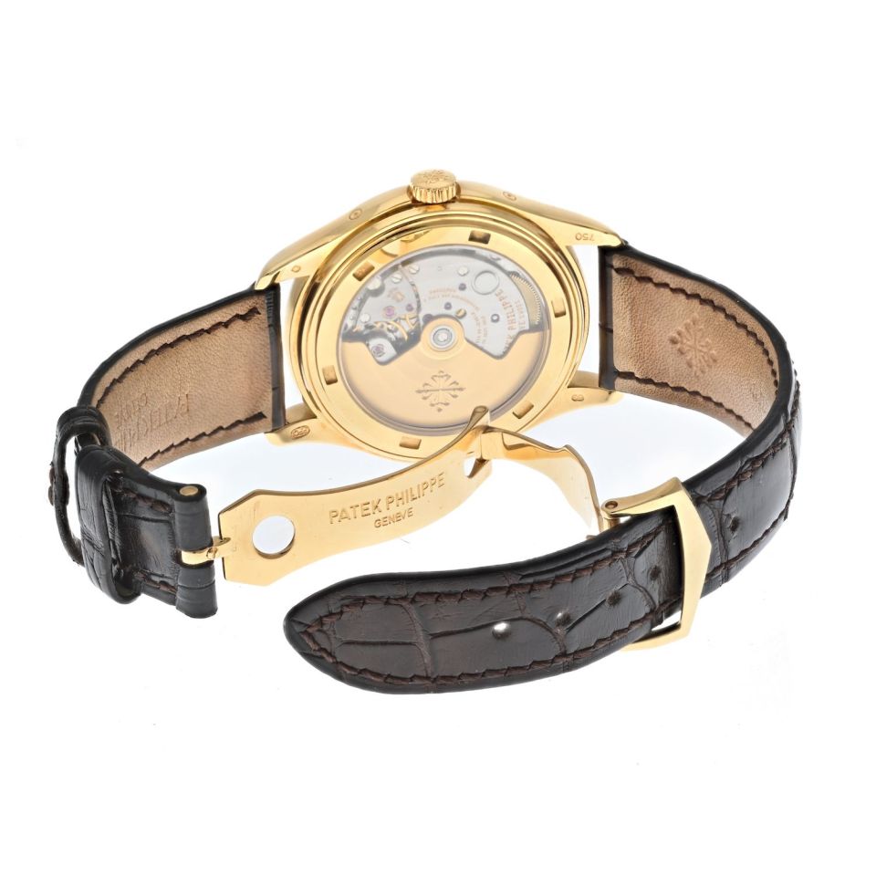 Patek Philippe 18K Yellow Gold 5146 39mm Annual Calendar Moon Watch