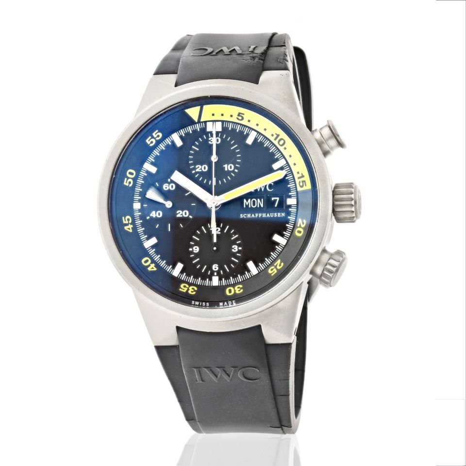 IWC Stainless Steel Aquatimer 41mm Mens Watch
