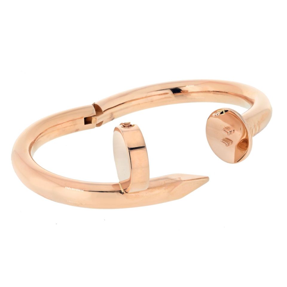 Cartier Juste Un Clou 18K Rose Gold Large Model Size 18 With Paperwork Bracelet