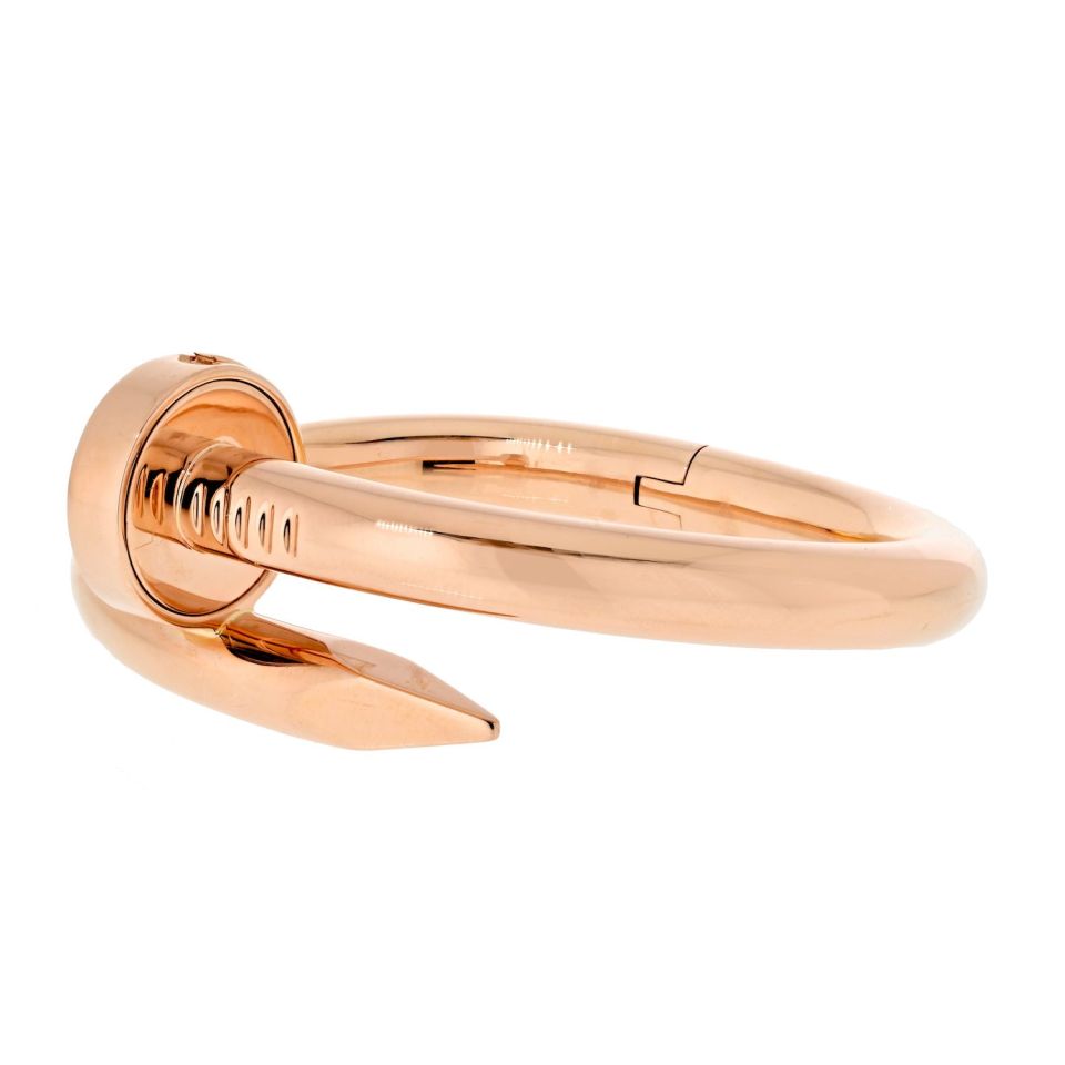 Cartier Juste Un Clou 18K Rose Gold Large Model Size 18 With Paperwork Bracelet