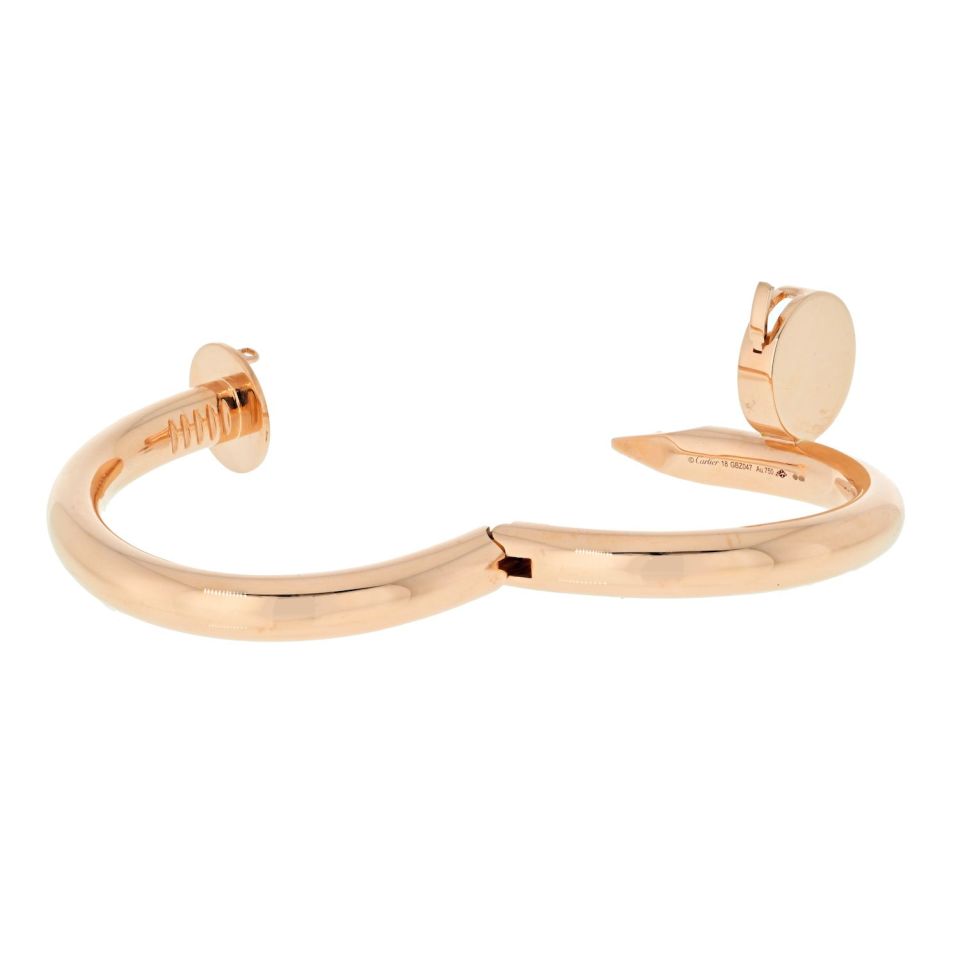 Cartier Juste Un Clou 18K Rose Gold Large Model Size 18 With Paperwork Bracelet