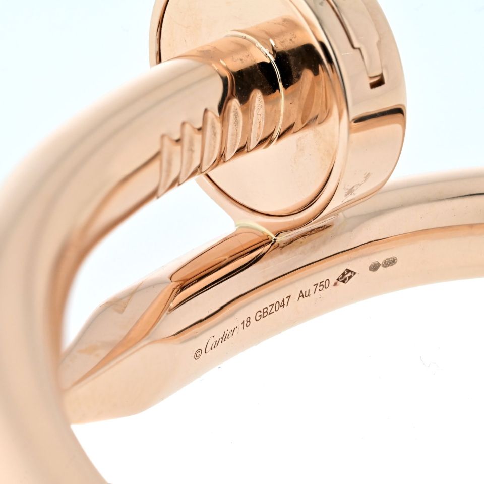 Cartier Juste Un Clou 18K Rose Gold Large Model Size 18 With Paperwork Bracelet