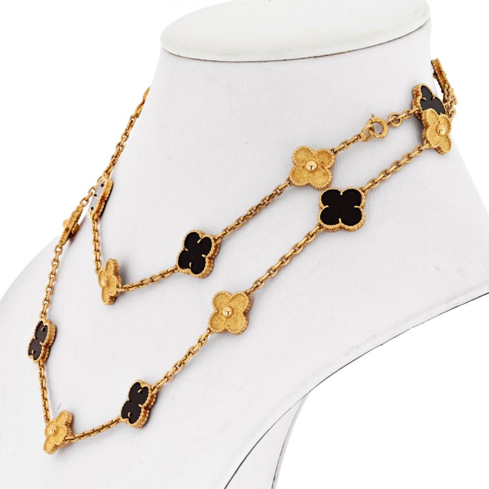 Van Cleef & Arpels Alhambra 18K Yellow Gold Necklace