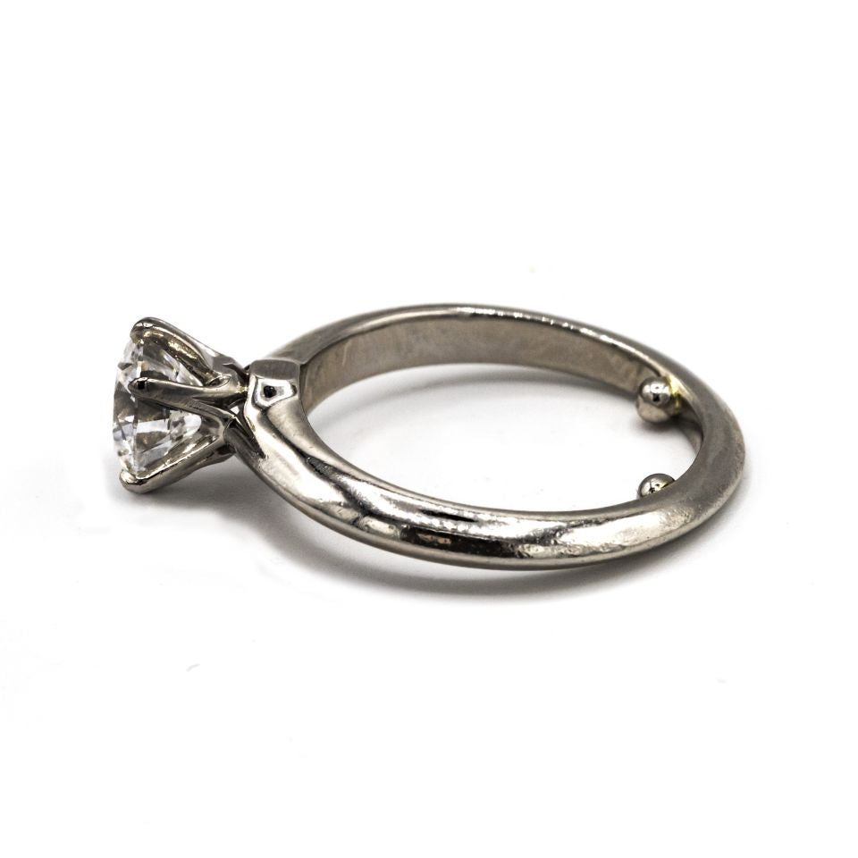 Tiffany & Co. 1.09 carat Round Diamond D/SI1 GIA Ring