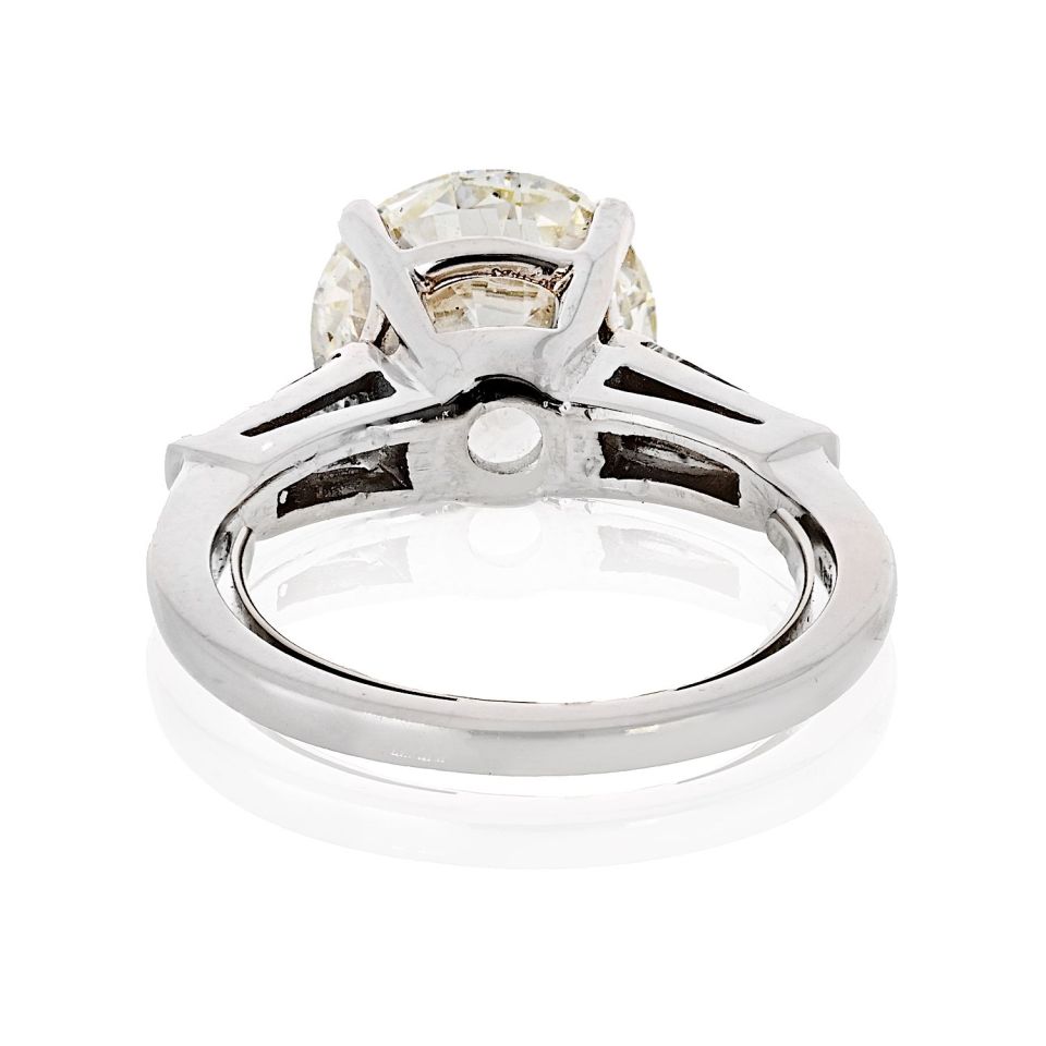 4 carat Old European Cut Diamond K/VVS2 GIA Engagement Ring