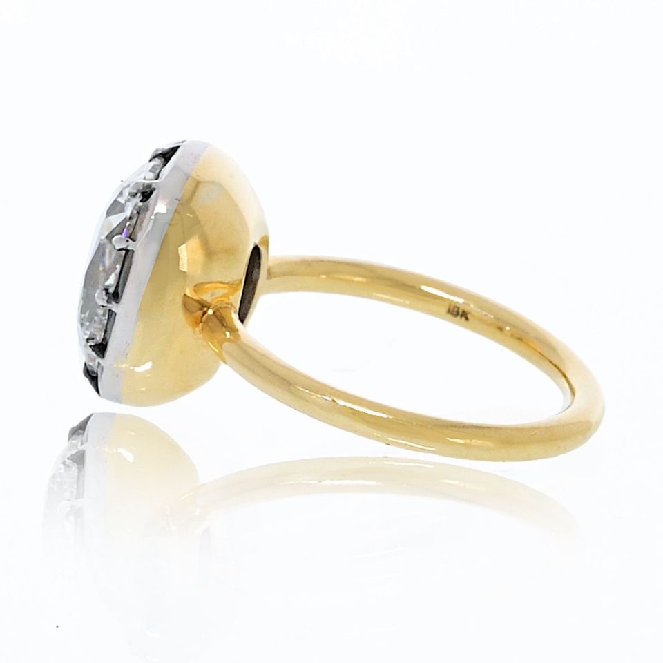 5 carat Cushion Cut Diamond F/VS1 GIA Engagement Ring