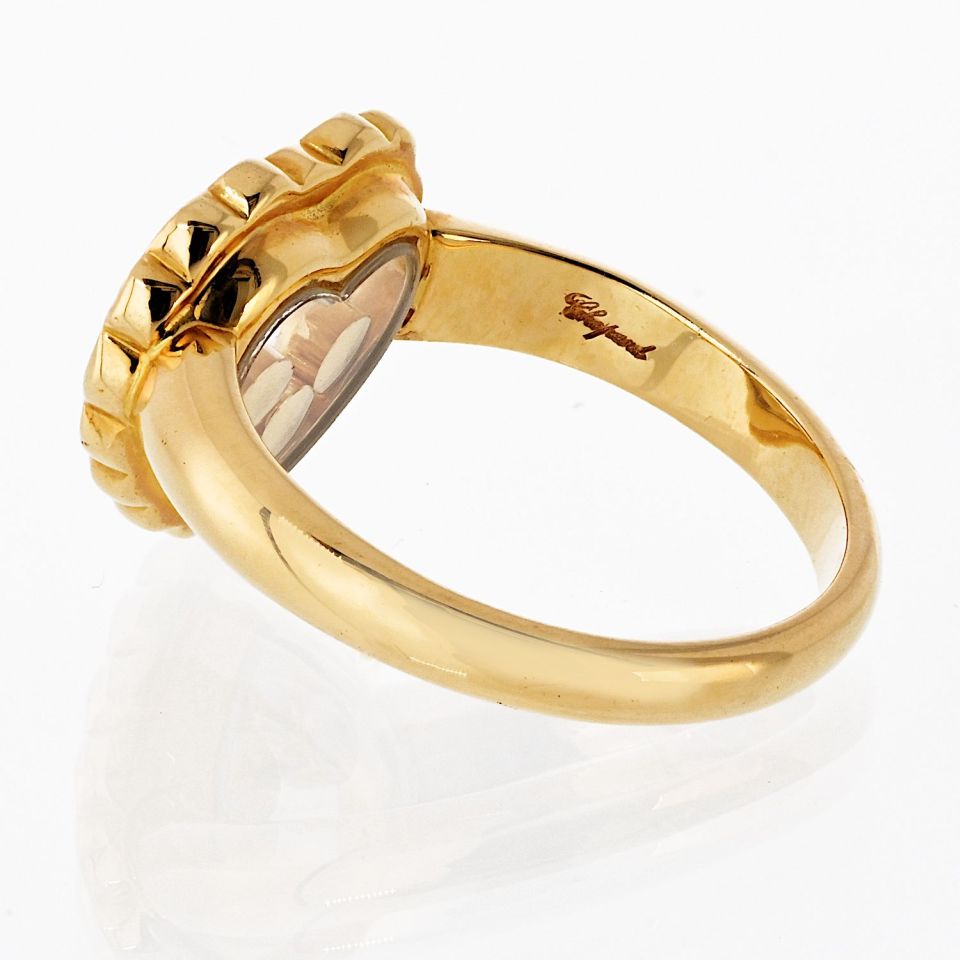 Chopard Happy Diamonds 18K Yellow Gold 0.47cttw Heart Diamond Ring