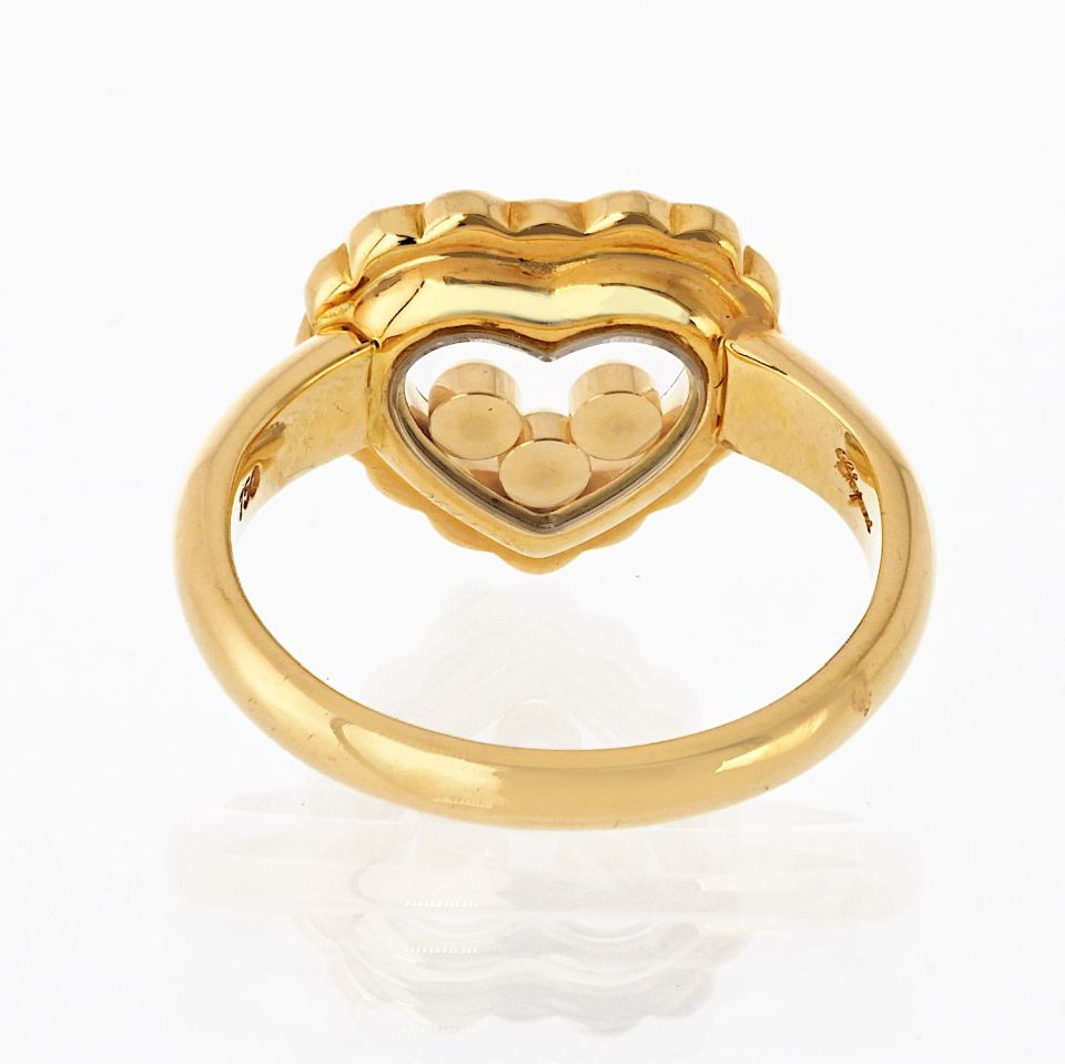 Chopard Happy Diamonds 18K Yellow Gold 0.47cttw Heart Diamond Ring