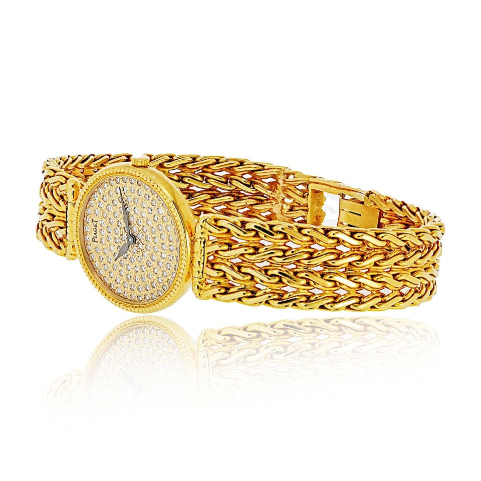 Piaget Slim 18K Yellow Gold Ref. 2231N36, 18 Jewels, Round Dial, 23mm Watch