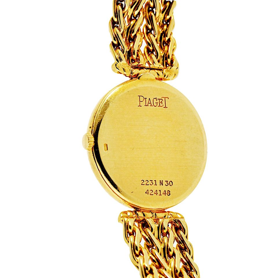 Piaget Slim 18K Yellow Gold Ref. 2231N36, 18 Jewels, Round Dial, 23mm Watch