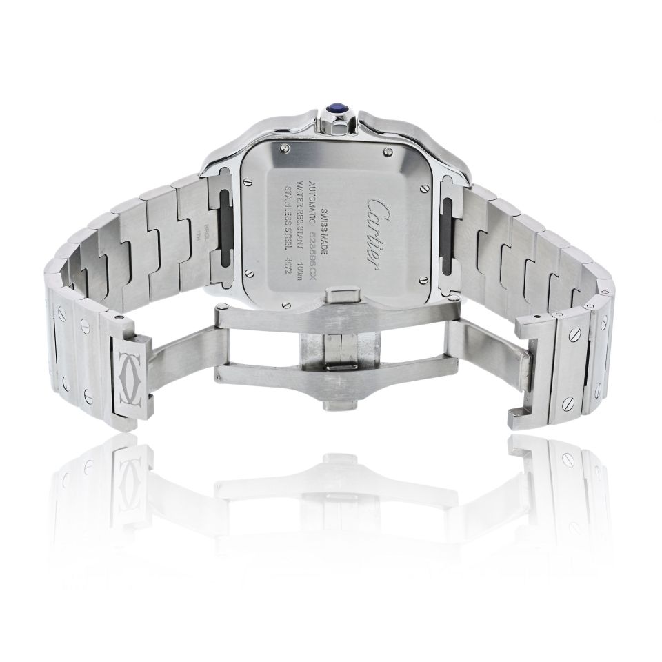 Cartier Santos Stainless Steel WSSA0018/4072 19 Links Circa 2023 Watch