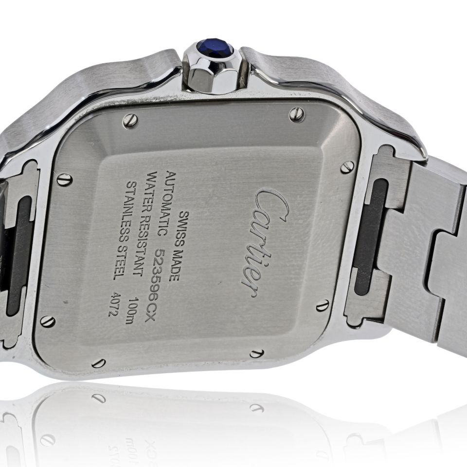 Cartier Santos Stainless Steel WSSA0018/4072 19 Links Circa 2023 Watch