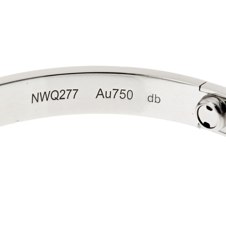 Cartier Love 18K White Gold Love Size 18 Bracelet