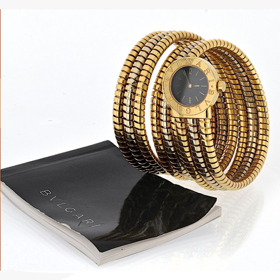 Bvlgari Tubogas 18K Tri Color Serpenti Watch
