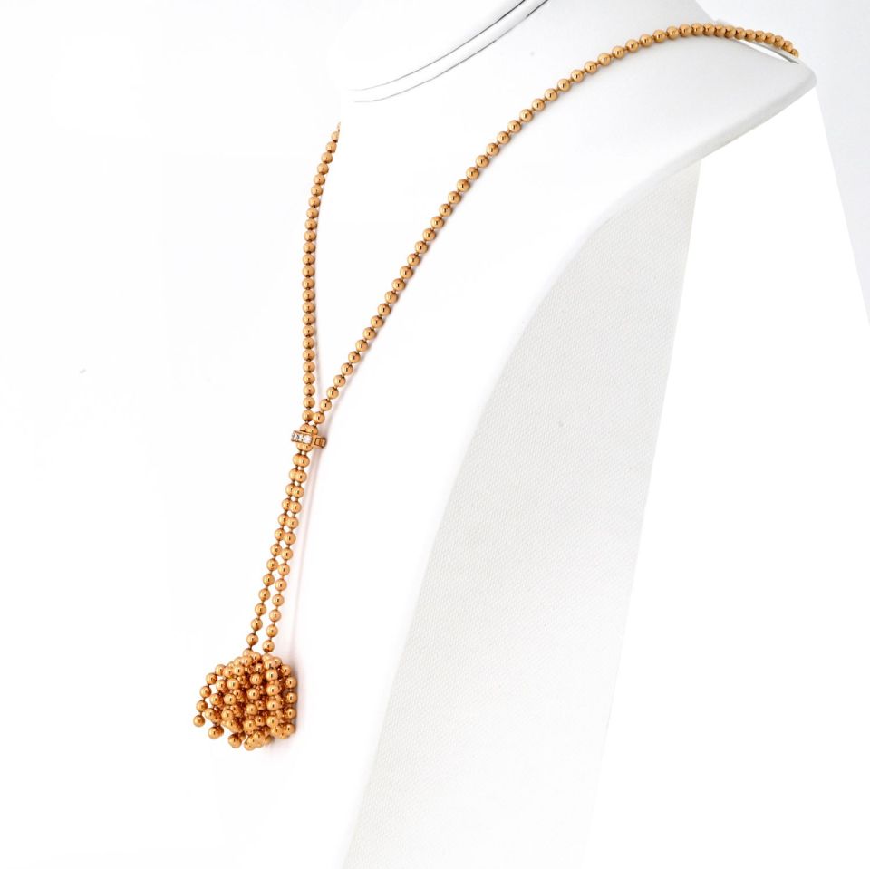 Cartier Nouvelle Vague 18K Yellow Gold Paris ''Nouvelle Vague'' Diamond Necklace